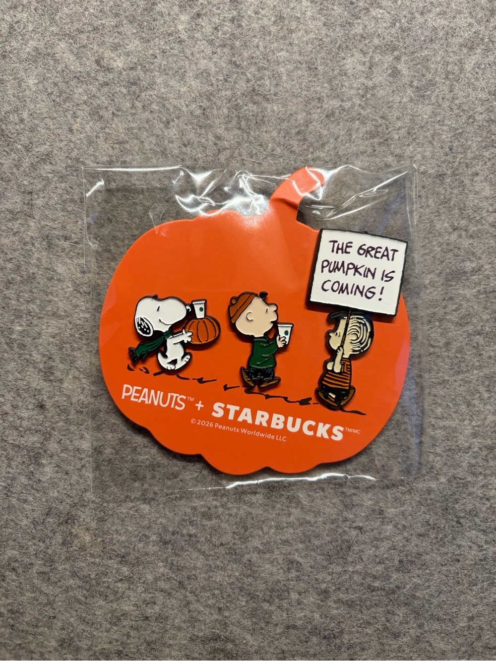 Starbucks Peanuts Enamel Pin Set